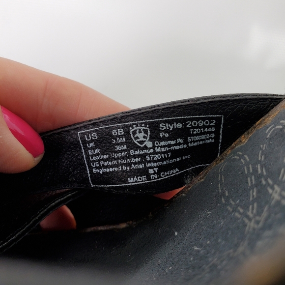 ARIAT Leather Sandals Arch Suporting Sz 6 EUC! - Picture 13 of 13